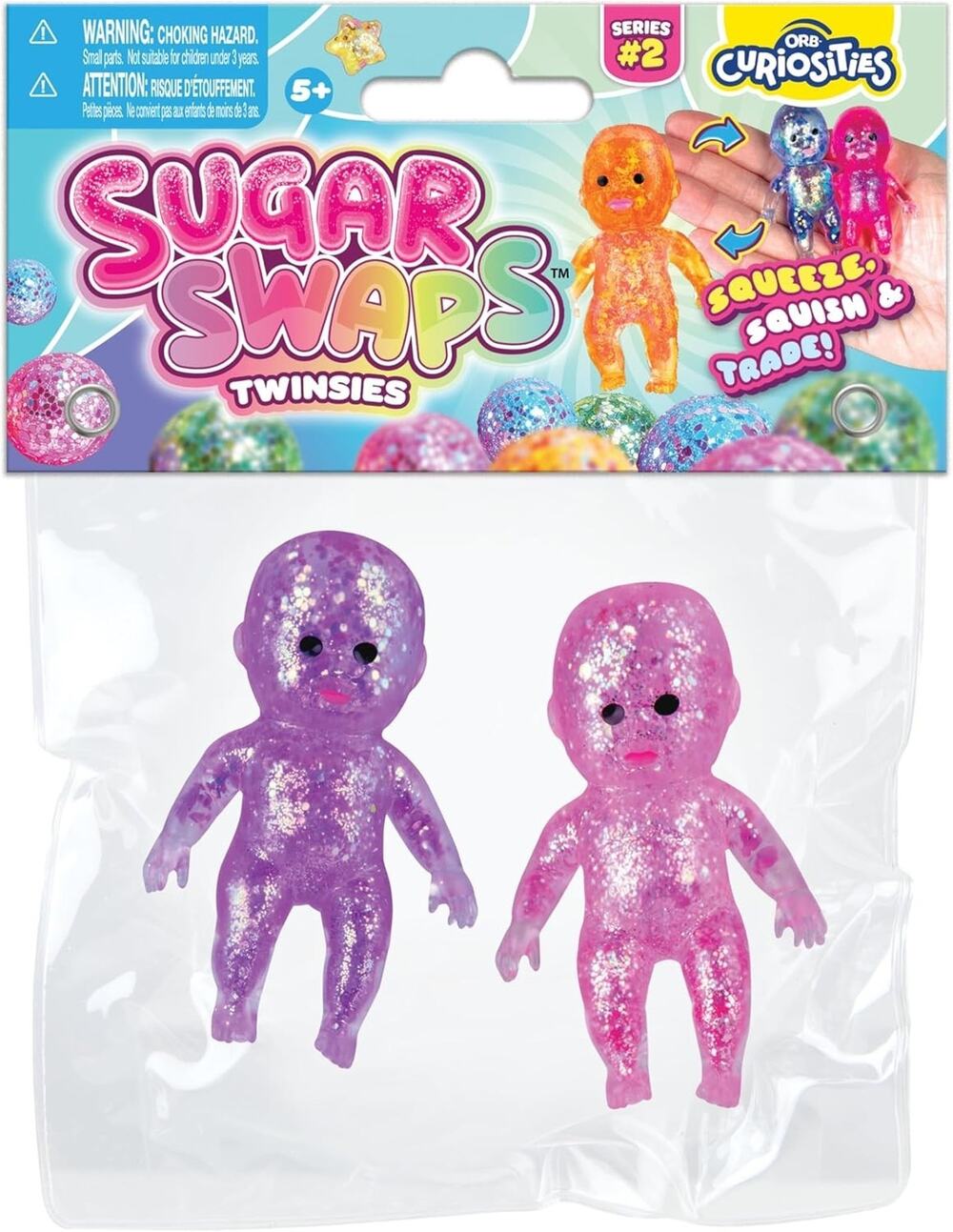 🔥ORB Curiosities Twinsie Babies Sugar Swaps Viral Squishy Stretchy BNWT🔥